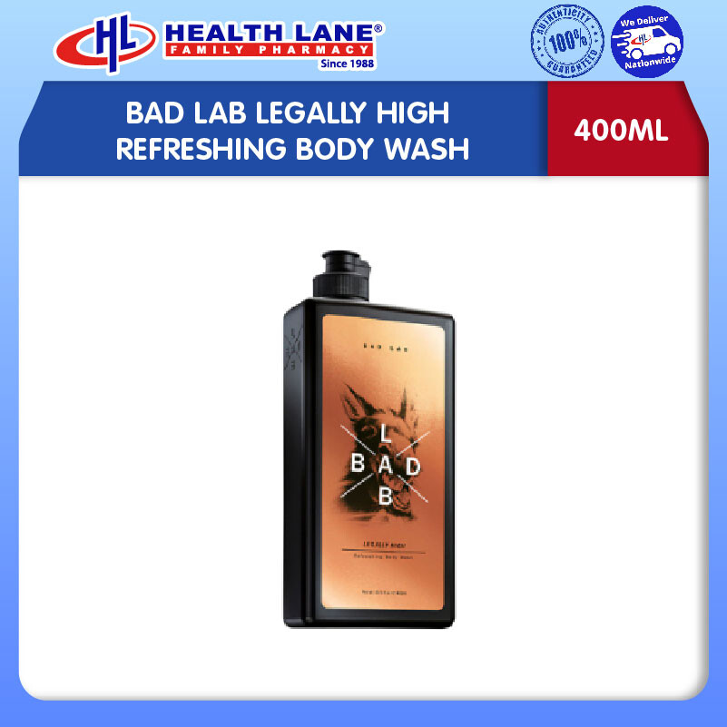 BAD LAB LEGALLY HIGH REFRESHING BODY WASH (400ML)